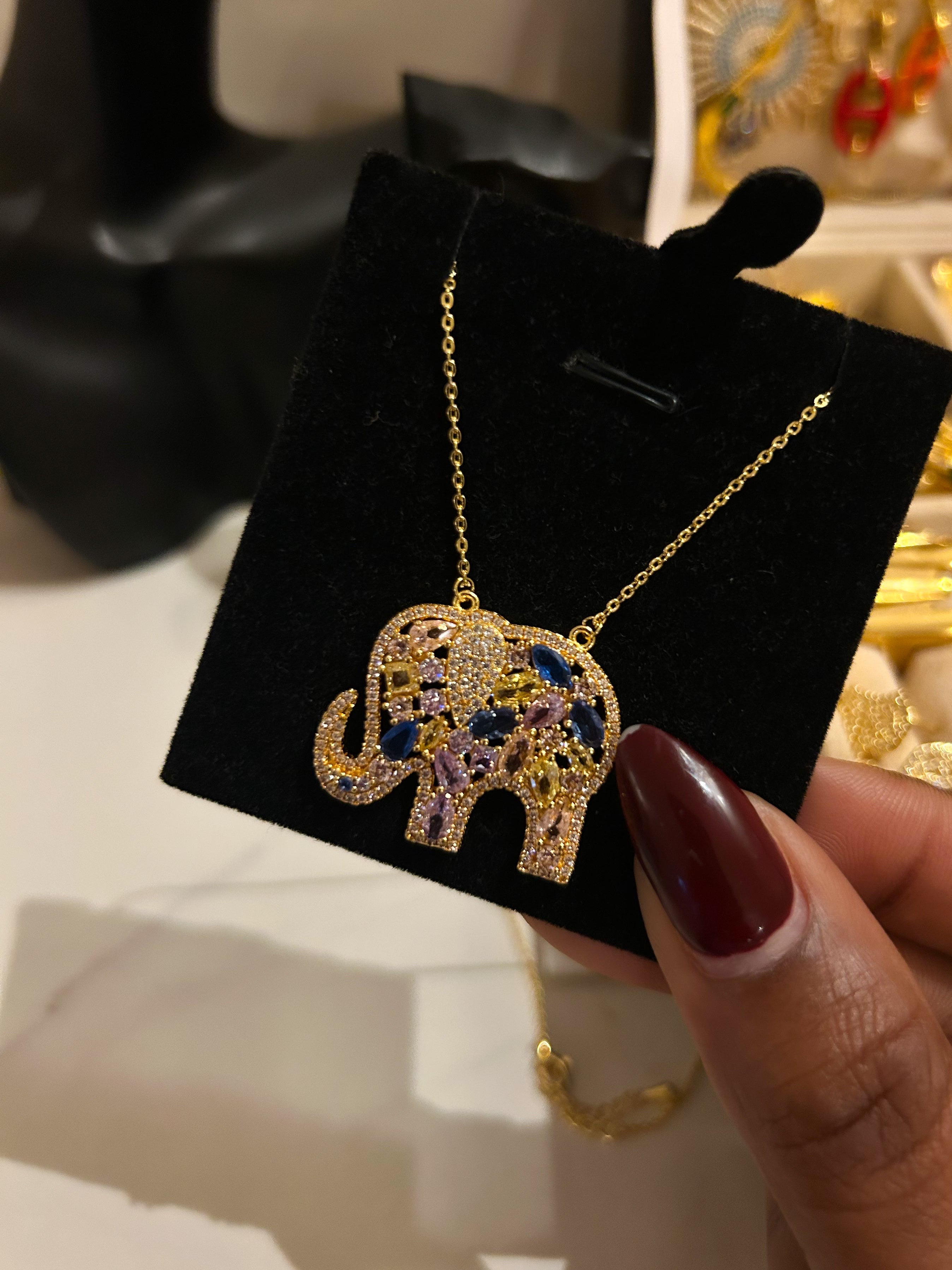 Collier Éléphant
