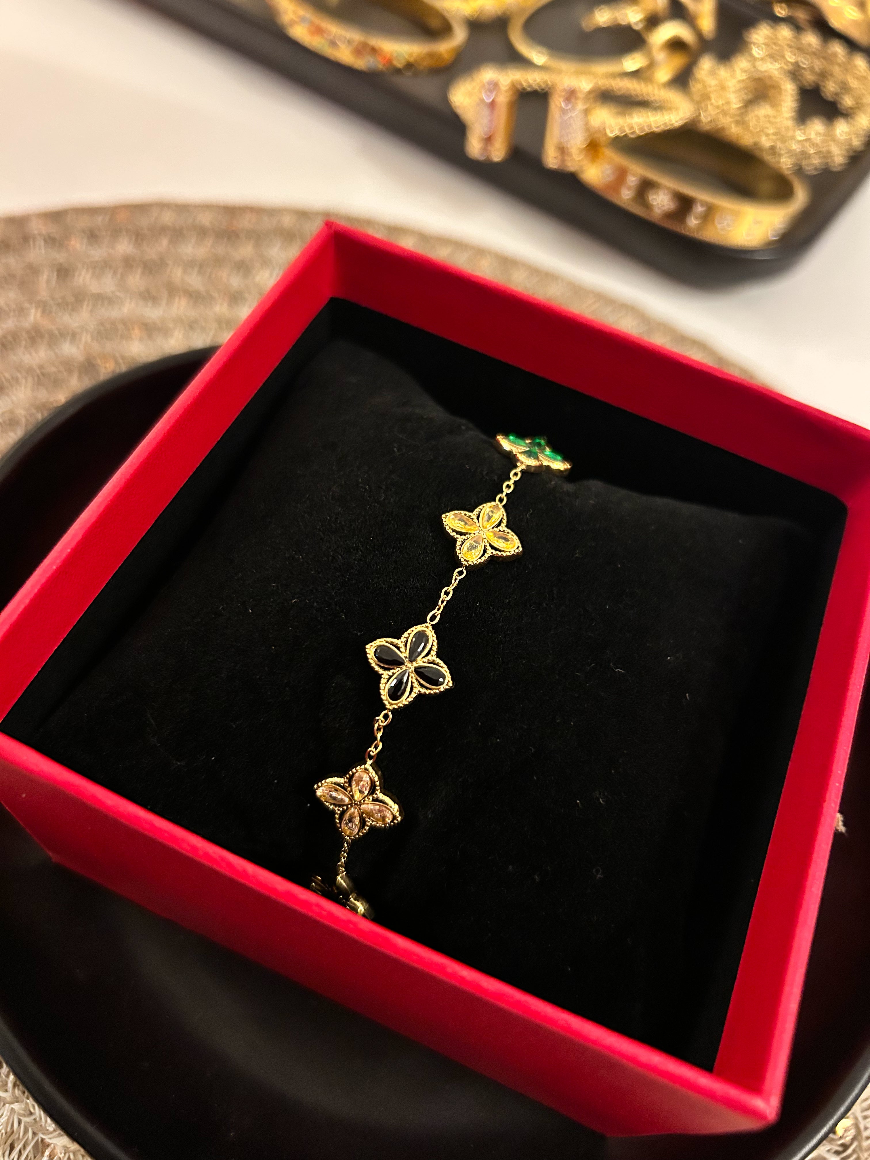 Bracelet trèfle